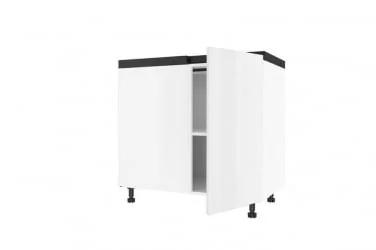 Тумба кухонная угловая 1000 (правая) Шервуд ЛД 281.090.000.144 Белый Белый глянец