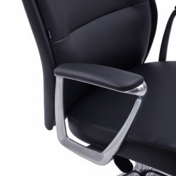 Кресло руководителя BRABIX PREMIUM Adept EX-752, синхромеханизм, алюминий, экокожа, черное