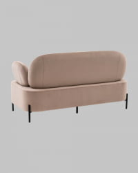 Диван Кэнди велюр светло-серый