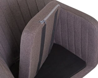 Набор 2 шт Кресло-качалка ДОБРИН КИАРА (серая ткань (ЛАР-106Д-26)) 2 шт / DOBRIN KIARA (LAR-106D-26))