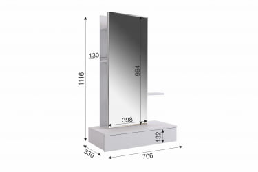 Туалетный стол Мария STM-01 Белый