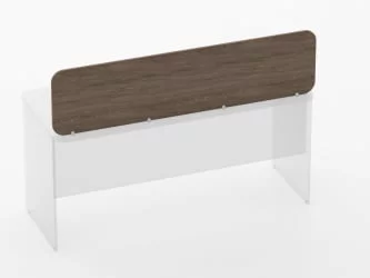 Экран разделительный прямой Glassy 5.14.16 Дуб Верцаска