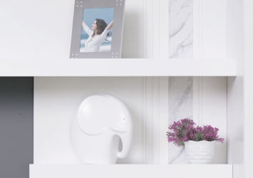 Полка навесная (лев/прав) Николь 603.29