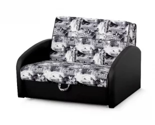 Серый диван из велюра Оливер 1 Стандарт Москва серый Домус черный