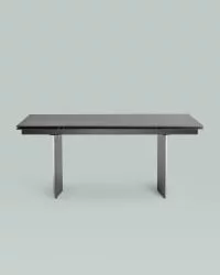 Обеденный стол раскладной Селин 180-260 Темный мрамор