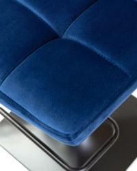 Стул барный ДОБРИН ДОМИНИC (синий велюр (МДЖ9-117)) 2 шт / DOBRIN DOMINIC (MJ9-117))