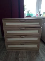 Комод Остин Модуль №6 Ясень шимо светлый/белый