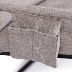 Кресло Charli LUX/Чарли Люкс велюр/букле, VT shape silver, 70х80х82 см