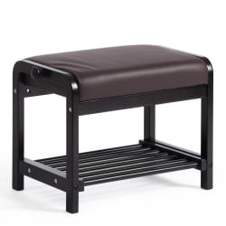 Банкетка AX-1021 экокожа темно-коричневая