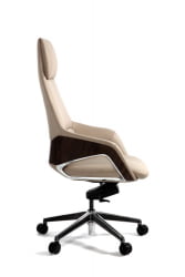 Кресло руководителя Шопен ФК 0005-А БЕИГЕ ЛЕАТХЕР / FK 0005-A BEIGE LEATHER