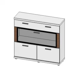 Комод Корано Бм.Кор-86 ольха