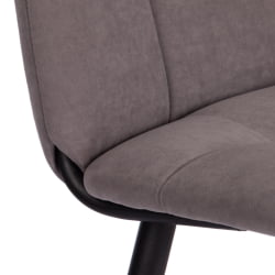 Стул обеденный Asti флок , 47х54х86, серый, 29