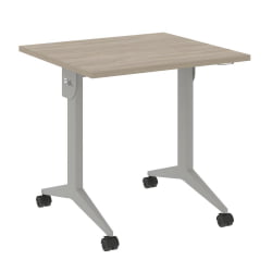 Стол складной мобильный КС-Пулл КС.М-0.7 Дуб Аттик/Серый / X-Pull X.M-0.7