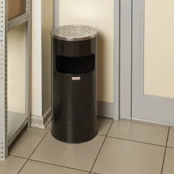 Урна с пепельницей LAIMA PROFESSIONAL 27 литров Черный