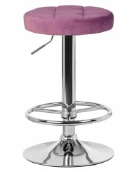 Барный стул DOBRIN BRUNO Пудрово-сиреневый велюр MJ9-52