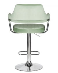 Стул барный ДОБРИН CХАРЛЙ (пудрово-мятный велюр (МДЖ9-87)) 2 шт / DOBRIN CHARLY (MJ9-87))