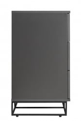 Комод 3 ящика CITY 400955801h Графит