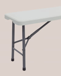 Скамейка складная пластиковая Кейт 180 (HDPE) Белый Скамейка складная пластиковая Кейт 180 (HDPE) Белый