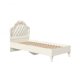 Кровать односпальная 900 Луиза ЛД 665.260.000.001 Алебастр Шампань