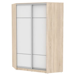 Шкаф-купе YA-230х1400-718-5(ДСС-Белый-D4D4)