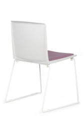 Кресло Simple X-19 Белый/Розовый