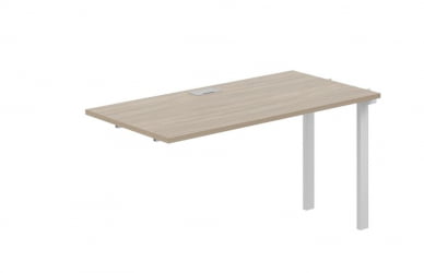 Секция рабочей станции Сигма СГ.264.ОД.44.ВХ Дуб темный Белый / Sigma SG.264.OD.44.WH