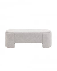 Банкетка Taks букле Светло-серый