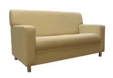 Диван офисный двойной Клерк 3 Ecotex 3014 Бежевый