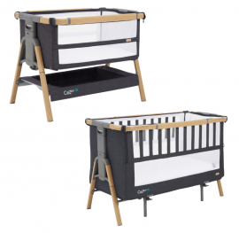 Кроватка для новорожденных Tutti Bambini (Тутти Бамбини) CoZee XL 120*60 см Oak/Liquorice 211209/3581