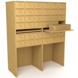 Шкаф картотечный 3-секционный АЛц.ЩдК-36