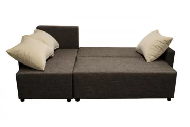 Угловой диван Sherry (3 категория) с механизмом подъема оттоманки Балтик Кофе Латте