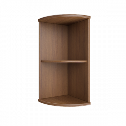 Стеллаж низкий угловой Riva А.УС-3 Орех Гварнери