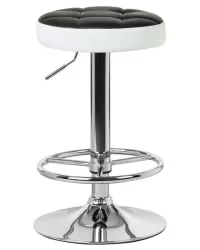 Барный стул DOBRIN BRUNO Черно-белый