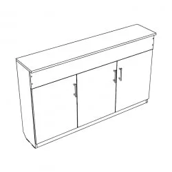 Тумба под аудиторную доску АЛц.ТА