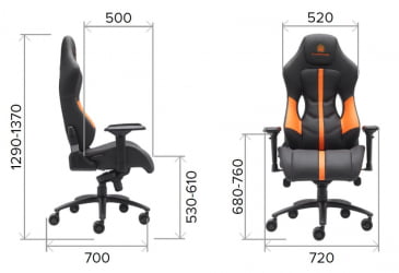 Кресло геймерское Еверпроф ДЖагуар Экокожа Белый / Everprof Jaguar