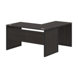 Стол письменный угловой левый КСТЕН-КП КСКПCТ 1415 Л Дуб Юкон Антрацит / XTEN-QP XQPCT L