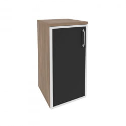 Шкаф низкий узкий левый ONIX O.SU-3.2R(L) black Дуб Аризона