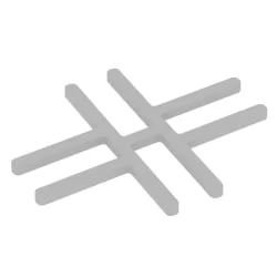 Комплект соединителей Х-образных (2шт.) Р-лине АП.С-КСО Серый / R-line AP.S-XO