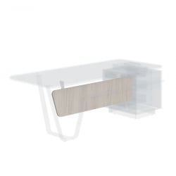 Фронтальная панель левая Лине СФ-577602 Дуб серый Белый / Line