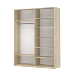 Шкаф-купе белый Прайм 1200 ДСП/ДСП Белый снег