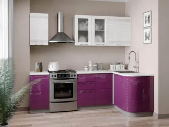 Тумба кухонная 400 Анастасия ЛД 027.062.000 Ежевика