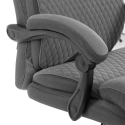 Кресло руководителя Chief metalBL велюр/ткань, серый, 29/TW-12