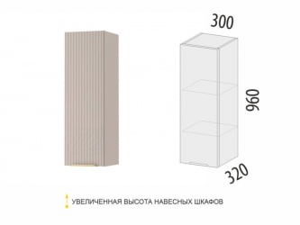 Шкаф кухонный (лев/прав) Флоренция 107.07