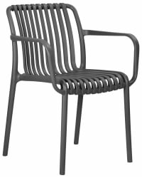 Стул обеденный ДОБРИН ВАЛТЕР АРМ (темно-серый (ГР-04)) / DOBRIN WALTER ARM (GR-04))