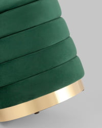 Пуф Франсис с ящиком велюр Зеленый