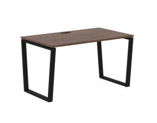 Стол письменный ЕДИС ЕВСТ 1380 Дуб Денвер темный Черный / EDIS EVST