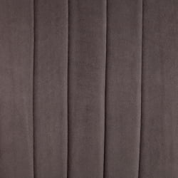 Стул ВЕРТЕР (мод. БC577-ДC) металл, флок, 41 х 52 х 95 см, Дэрк грей (темно-серый) ХЛР24 / черный / VERTER (mod. BC577-DC) Dark grey HLR24