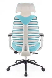 Эргономичное кресло Ergo Black ткань Бирюзовый Эргономичное кресло Ergo Black ткань Бирюзовый