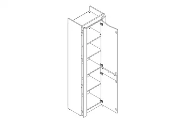 Шкаф однодверный Соренто 13 Дуб бонифаций
