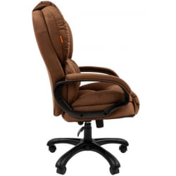 Кресло руководителя CHAIRMAN 434 HOME велюр Коричневый